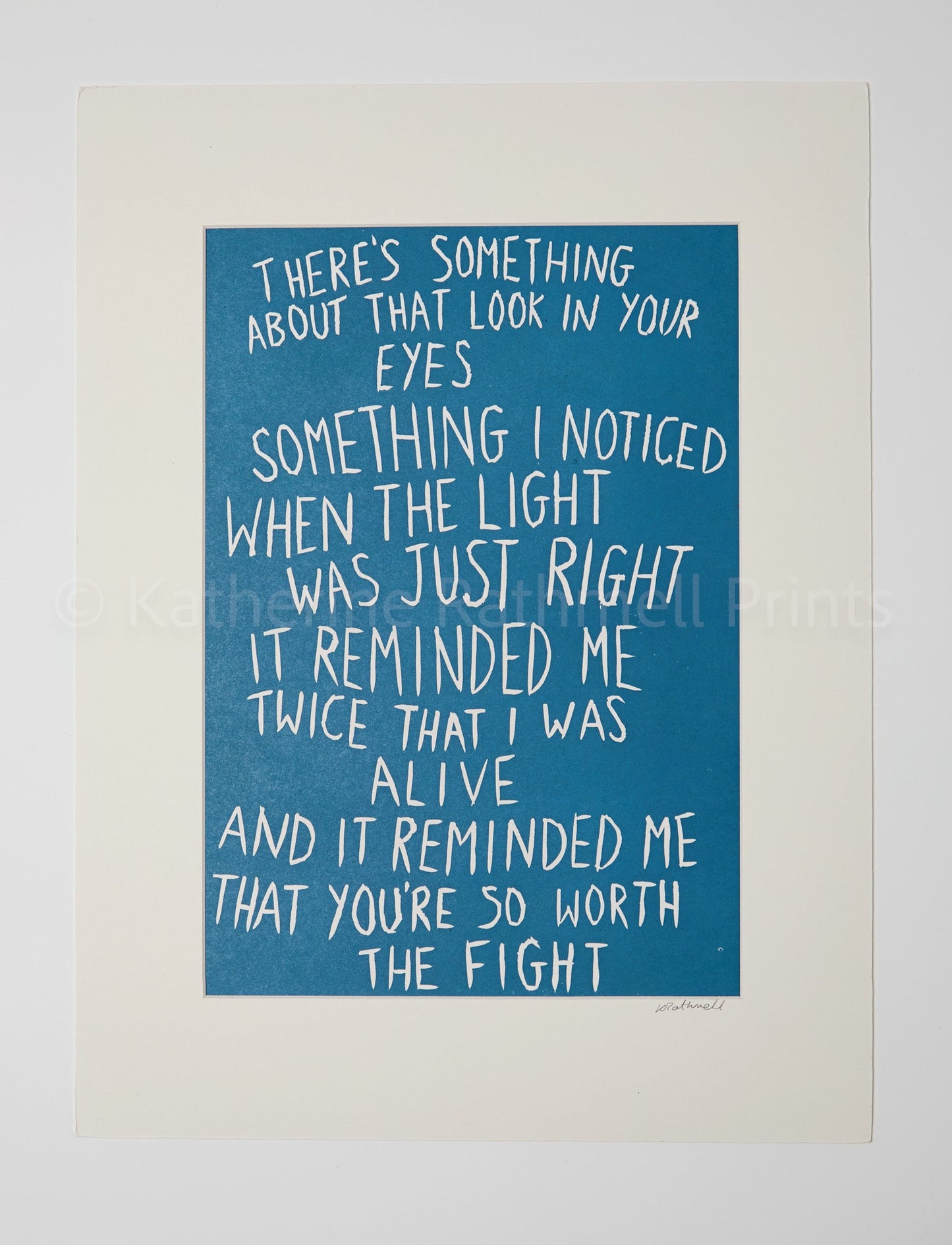 Incubus ‘Echo’ inspired linocut print available in yellow, blue or black