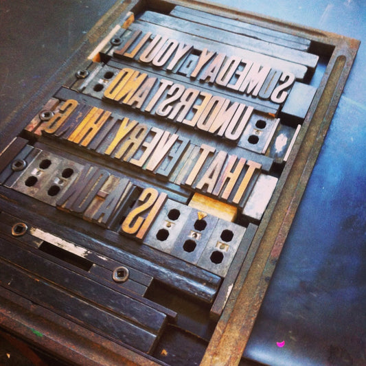 Motion City Soundtrack 'A-ok' inspired Limited edition Letterpress print