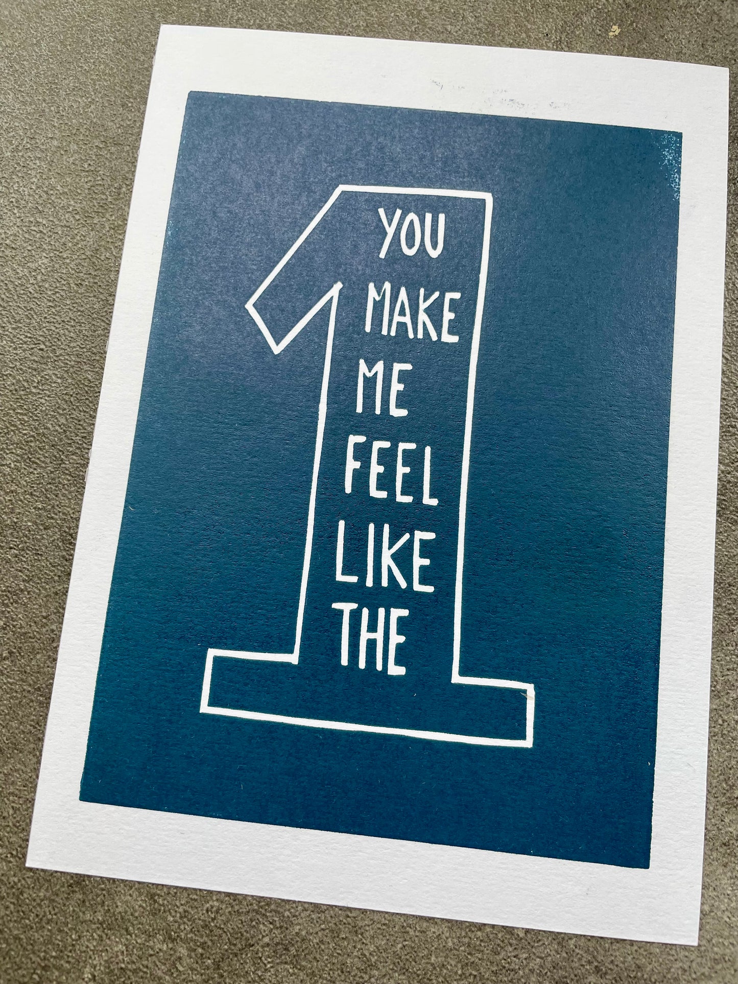 Stereophonics ‘Dakota’ inspired linocut print