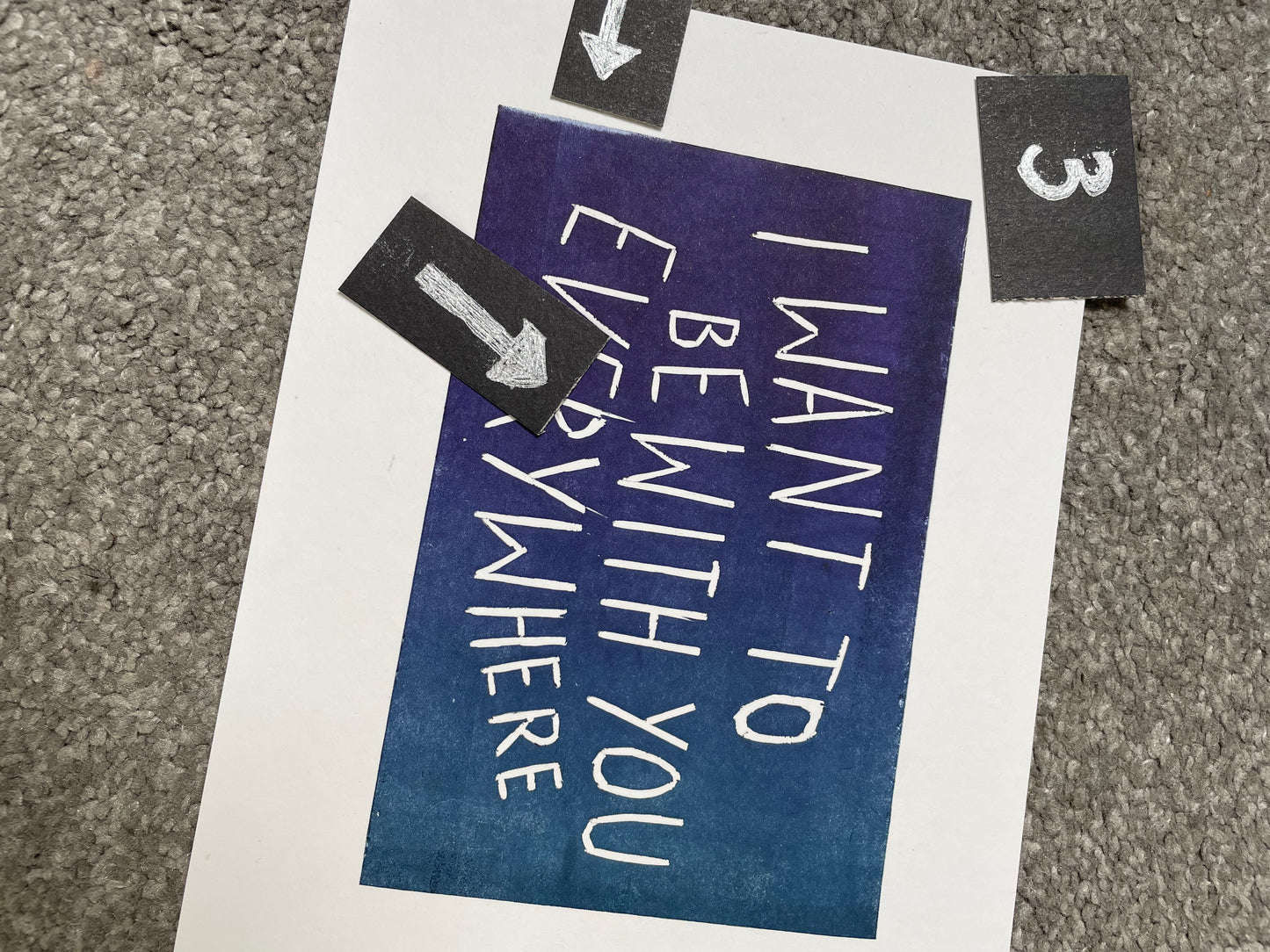 SUPER SECONDS Fleetwood Mac inspired linocut print