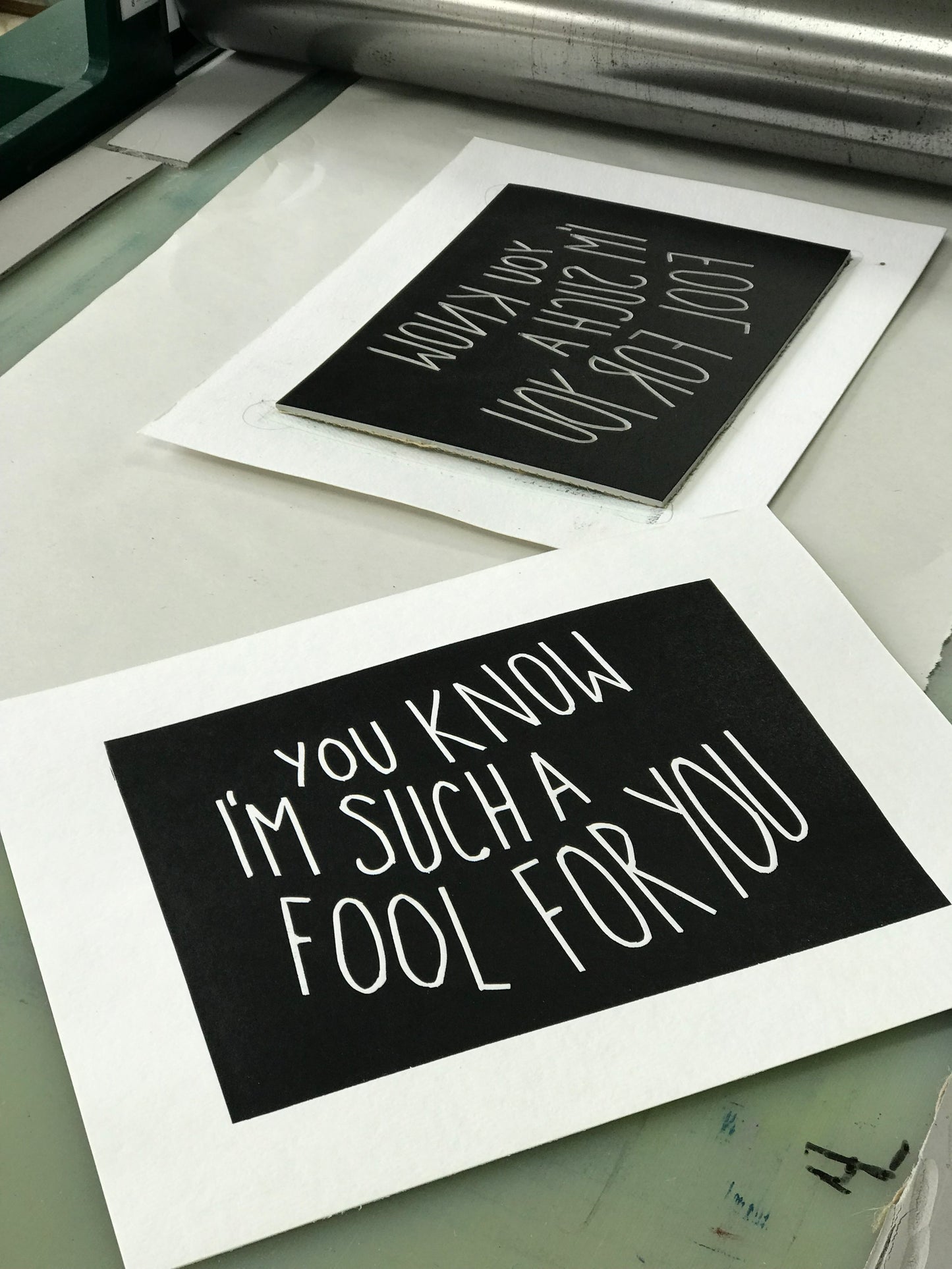 Cranberries ‘Linger’ lyrics inspired linocut print