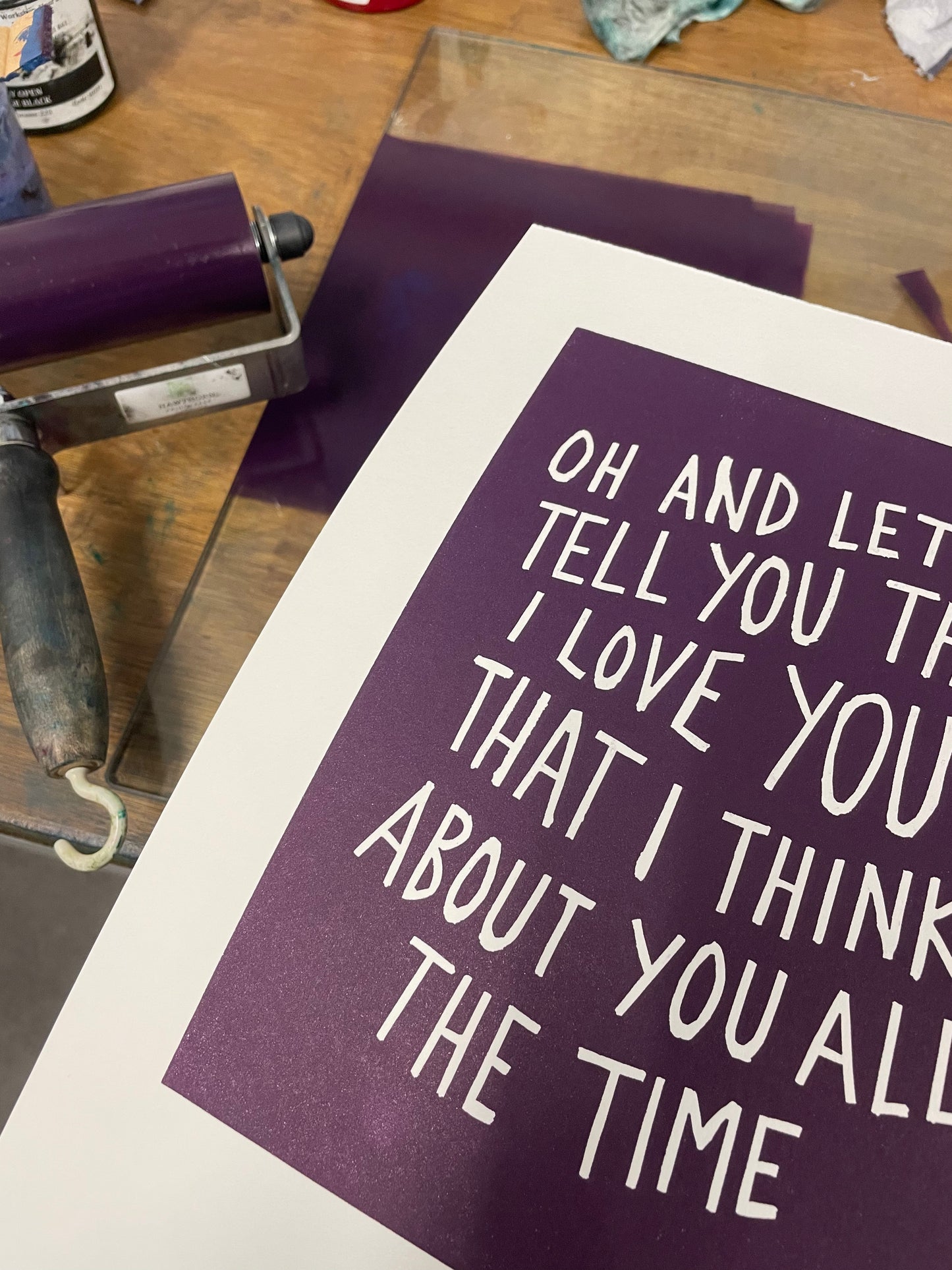 Dougie McLean ‘Caledonia’ lyrics inspired original linocut