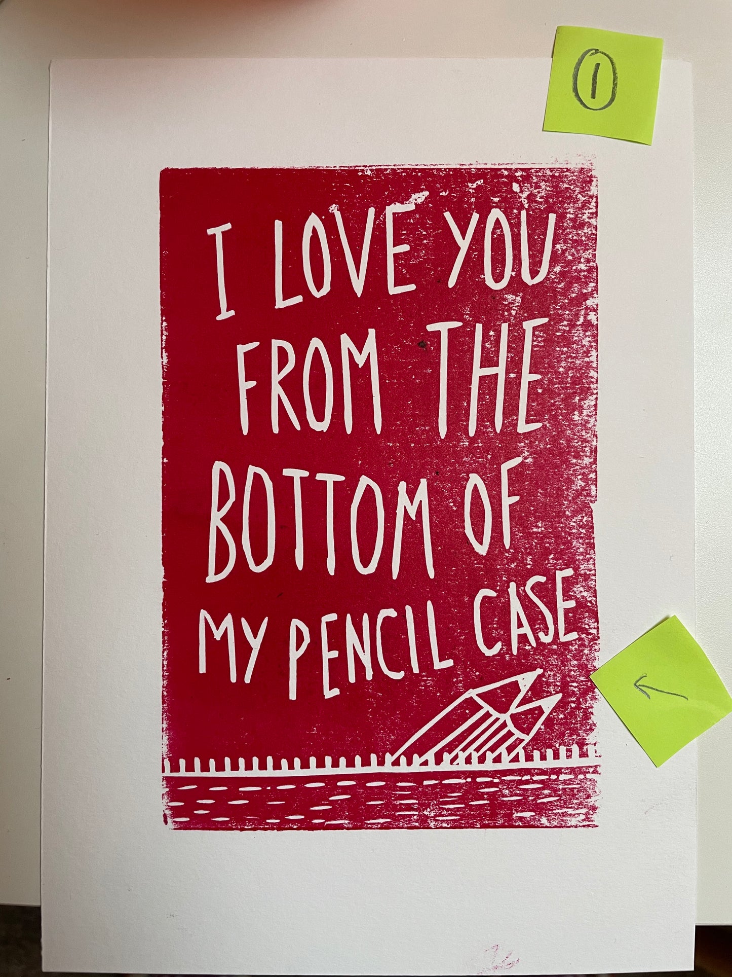 SUPER SECONDS Beautiful South ‘Song For Whoever’ lyrics inspired linocut