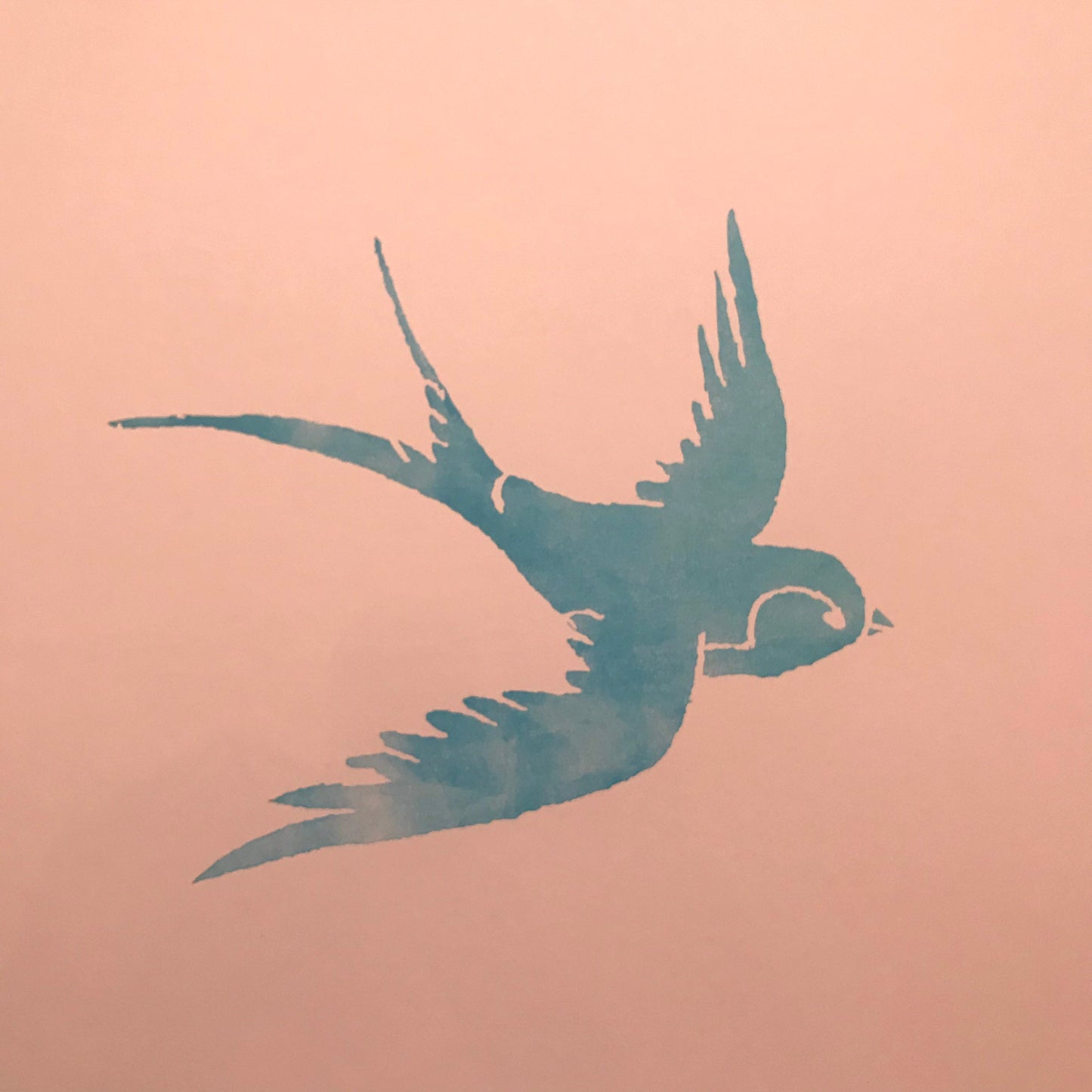 Swallow laser cut wood prints various colours