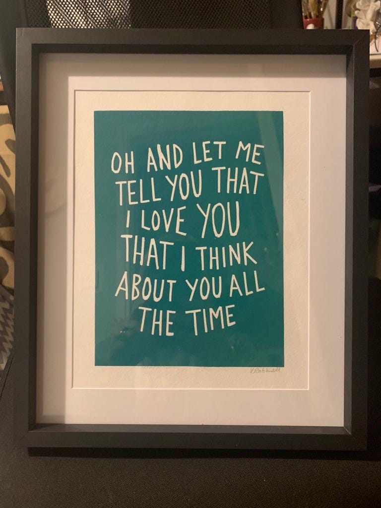 Dougie McLean ‘Caledonia’ lyrics inspired original linocut